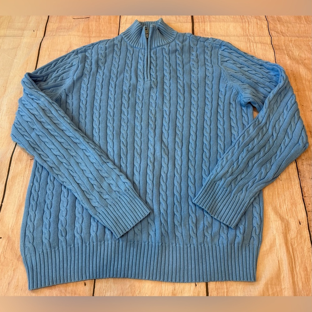 Vintage Y2K Ralph Lauren Polo Jeans Co Sweater Mens XL Quarter Zip Sweater